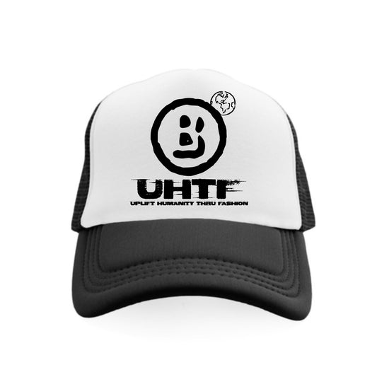 “UHTF” Black Trucker Hat