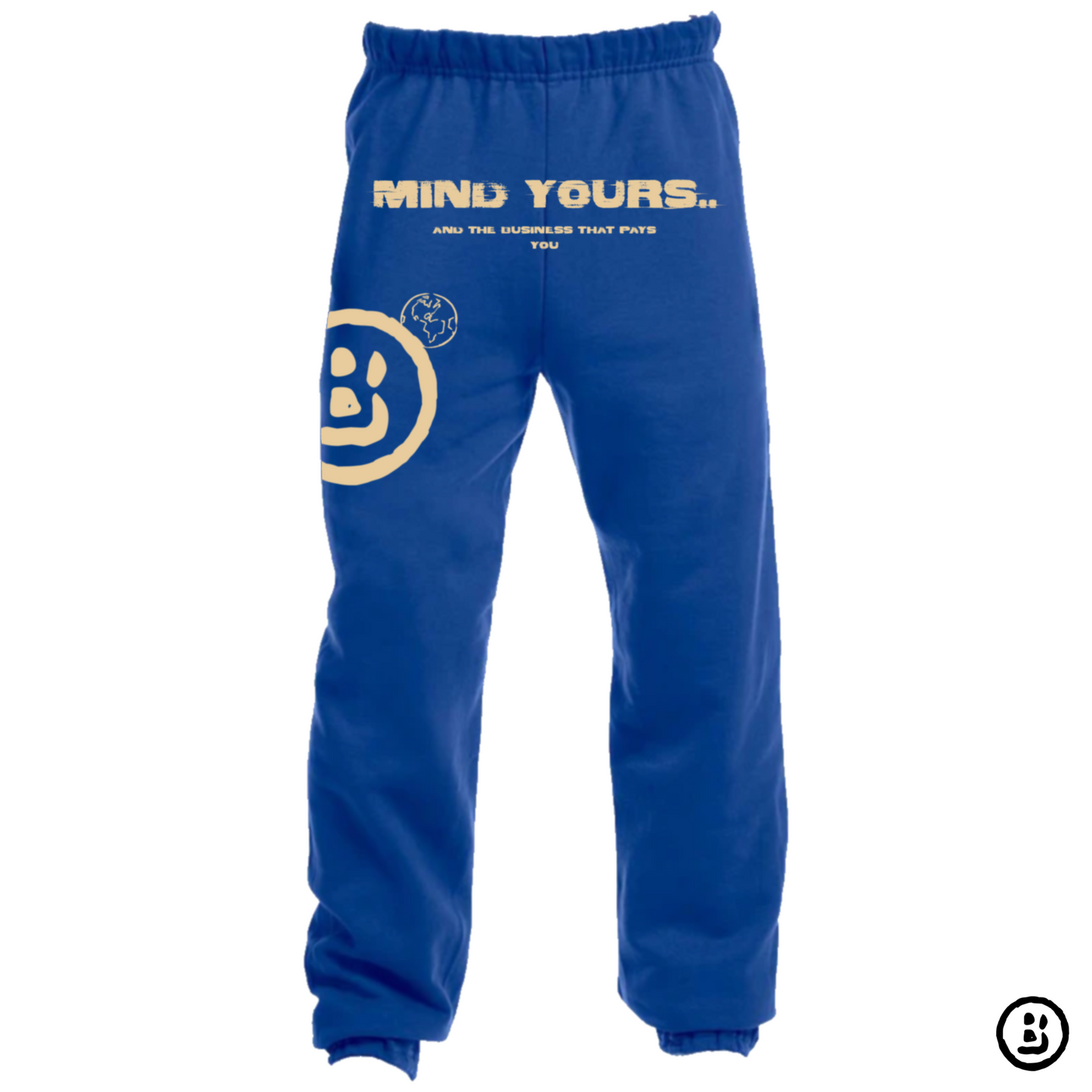 “UHTF” Royal Blue Cuffed Sweatpants