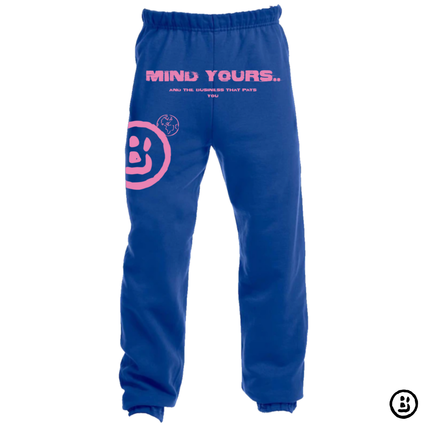 “UHTF” Royal Blue Cuffed Sweatpants
